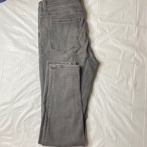 Gray Sneak Peek Skinny mid rise jeans